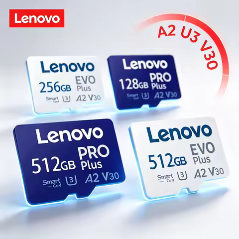 Lenovo Original Micro SD/TF Card 120MB/s UHS-I Class 10 High Speed for PC & Phone 64GB 128GB 256GB 5