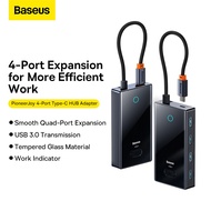 Baseus 4 in 1 Type-C HUB Adapter 5 in 1/6 in 1 USB Type C to USB 3.0 HUB Splitter Adapter for MacBoo