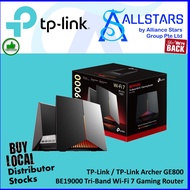 TPLINK / TP-Link Archer GE800 / BE19000 Tri-Band Wi-Fi 7 Gaming Router / 10GBps x2, 2.5Gbps x4 (Warr