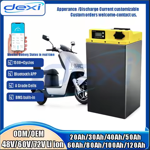 60V 40Ah Lithium Battery 72V 60V 48V 20Ah 30Ah 50Ah 70Ah 100Ah 120Ah Li ion Battery BMS for Golf Car