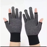 MOTORCYCLE RIDING GLOVES ANTI-FLAT GLOVES 2 FINGERS AND SHORT GLOVES