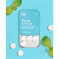 Neuro Mints | Energy & Focus | Peppermint Flavour | Caffeine + L-theanine + B Vitamins | Sugar Free