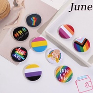 JUNEGOODS LGBT Brooches Denim Lapel Jewelry Accessories Gay Badge