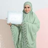 🔥 FREE SHIPPING [FREE BAG & BOX ! ] Telekung Rawdah Telekung Cotton Warna Premium 'Safia Series' + F