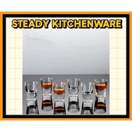 20ML/6PCS JLJ30 Liquor Shooter Wine Glass MaoTai Glass Whisky Glass玻璃烈酒色酒白酒茅台杯