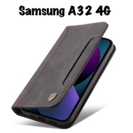 Samsung A32 4G CASEON Flip Wallet Slot Card Leather Case Wallet Flip Case Samsung A32 4G Wallet