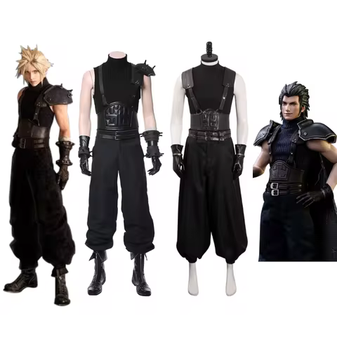 Final Fantasy VII Cloud Strife Cosplay Costume Zack Clive Rosfield Cosplay Outfit Adult Men Fantasia