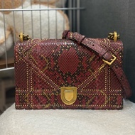 （購入價約四十萬台幣）DIOR 蟒蛇皮🐍 Diorama盾牌包