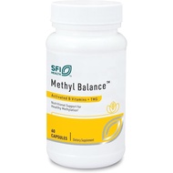 Klaire Labs SFI Health Methyl Balance - Activated Vitamin B + Trimethyglycine Supplement - Metafolin