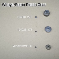 Metal Motor Gear 12428 104001 For Wltoys A959 A959B 104001 12428 144001 124016 RC Car Parts