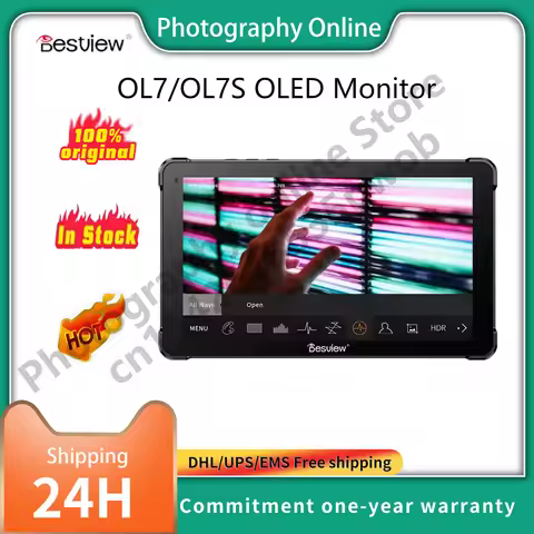 Desview OL7/OL7S OLED Monitor 1200Nits 7-inch HDMI-compatible 60Hz Input/Output 4K60 Touch Screen Mo