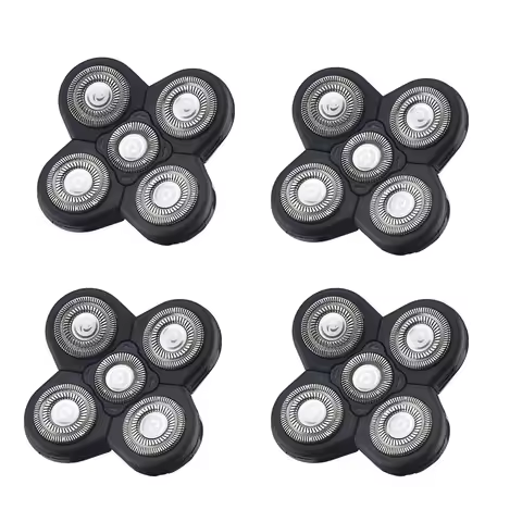 1PCS Replacement Shaver Head Electric Shaver 5D Independently 5 Cutter Floating Head Waterproof Stai