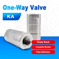 Aluminum alloy one-way valve KA-06 08 10 15 20 25 BSP 1/8 1/4 3/8 1/2 3/4 G1 Female Thread Air Check