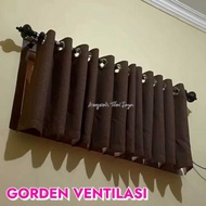 SHORT CURTAIN FRINGE VENTILATION 100CM X 60CM SMALL BOVEN CURTAIN