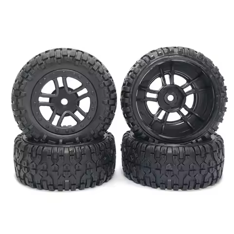 4Pcs Tire Tyre Wheel PX9300-21 For Pxtoys Enoze 9300 9302 9300E 9302E 9303E 9304E 1/18 RC Car Spare 