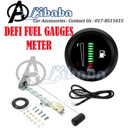 DEFI 2" 52MM Fuel Gauges Meter LED Meter Display 12V