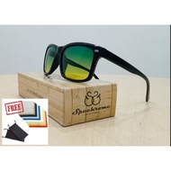 Unisex Spek Mata Silau Siang Dan Malam/Day And Night Driving Sunglasses