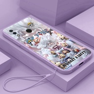 Casing Huawei nova 3i nova 3 Phone Case with lanyard aesthetic Silicone TPU Soft Shell Cartoon Anime ONE PIECE New design shockproof CASE