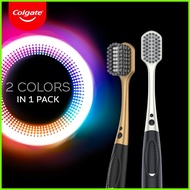 ✸ ◿ ◸ Colgate Optic White O2 Toothbrush - Antibacterial Toothbrush, Ultra Soft Bristle, Twin Pack