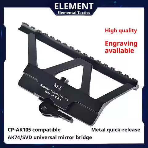 Renxiang AK102 mirror bridge, AKA Jinming 12 AK74U guide rail side mirror bridge, AKA accessories, M