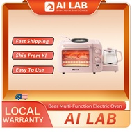 🔥Ready Stock🔥Bear 3 In 1 Household Multi-Function Electric Oven Toaster DSL-C02B1 8L Toaster Roast F