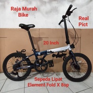 Element Fold X 8 Speed 20 Inch Folding Bike 20 Inch Element Fold X 8sp