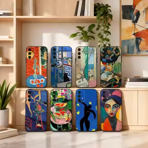 H-Henri M-Matisse Art PaI Phone Case For Samsung S25,24,23,22,30,21,10,9,Ultra,Plus,Lite,FE,4,5 G So