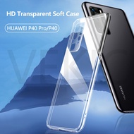 HUAWEI P40 / P40 Pro Transparent Case Silicone All Inclusive Anti Falling Soft Case