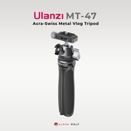 Ulanzi MT-47 Arca-Swiss Metal Vlog Tripod ขาตั้งกล้องพกพา พร้อมเพลทกล้องมาตรฐาน Acra-Swiss ประกันศูนย์ 1 ปี