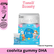 COOLVITA DHA GUMMY kesehatan otak & penglihatan 1 BOX ISI 14 GUMMY