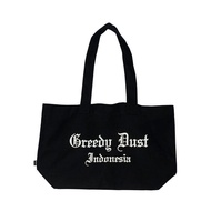 Ready Stok 'Greedy Dust Indonesia' Totebag Black Promo