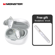 Monster N-LITE หูฟังบลูทูธ5.4 206กีฬาหูฟังไร้สายพร้อมไมค์ควบคุมด้วยการสัมผัสตัดเสียงรบกวน IPX5หูฟัง