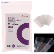 JOSALEM Korea Card Sleeves, Acid Free Anti-scratch Clear Photo Card Sleeve, Film Album Binder Cpp Ul
