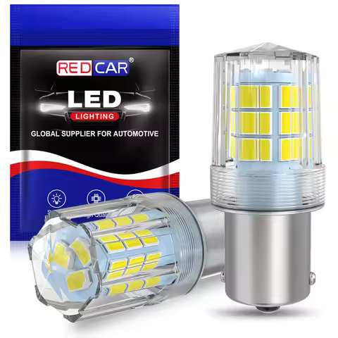 2pcs P21W BA15S LED Bulb Canbus 1156 BAY15D 1157 P21/5W LED Car Lights BAU15S PY21W Bulb Signal Lamp