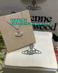 (有現貨！不用提問🙏🏻) 2025春夏補貨 Vivienne Westwood OSLO Pendant 925銀 迷你 土星 項鍊 項鏈 頸鏈 頸鍊 (保証正貨及全新)