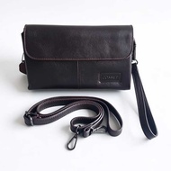 COSSET - Men's Genuine Leather Handbag Genuine Leather Clutch Handbag 203