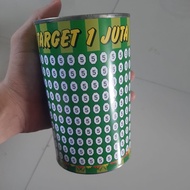 Canned Piggy Bank TARGET 1 million Viral/ CANNED SAVINGS TARGET ONE MILLION, 2 MILLION, 3 JUTa