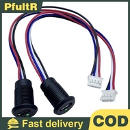 null TYPE-C 4P High Current Charging Soet with Wire Light - USB TYPE-C Female - Waterproof Connector