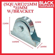 Black Hardware Gate Roller Wheel Heavy Duty Pintu Roda Pagar Rumah Sliding Gate Roller Wheel Folding