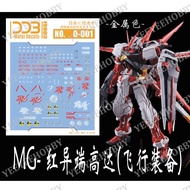 Ddb-corgi MODEL DECAL - REFLECTIVE WATER DECAL FOR MG 1/100 ASTRAY RED FRAME MODEL (FLIGHT UNIT) MG0
