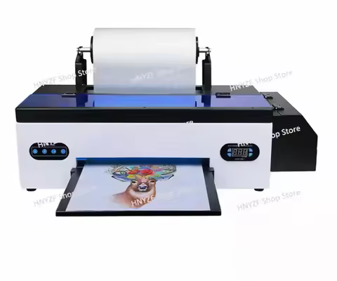 New a3 l1800 dtf printer with roller feeder for t shirt garment custom transfer printing home studio