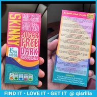 Skinny Chocolate Coklat Kurus Skinny Dark Chocolate Diet Atkins  (NEW LOOK + NEW PACKAGING)