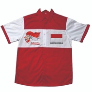 KEMEJA SM14 Men's Short Sleeve Shirt 17 AUGUST 2025