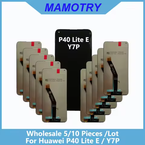 Wholesale 5/10 pieces / Lot 100% Tested For Huawei P40 Lite E / Honor Y7P Screen Lcd Display With To