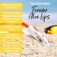 NEW Forever Living Aloe Lips With Jojoba Lip Balm 4.25g芦荟润唇膏 expiry 2028