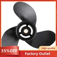 Marine Propeller 48-828156A12 Upgraded Aluminum Outboard Propeller 6/8/9.9/10/15HP for Mercury Outbo