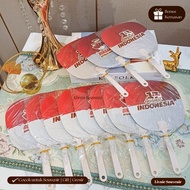 Livnie Souvenir Fan Happy Independence Day Republic of Indonesia August 17th Indonesian Independence