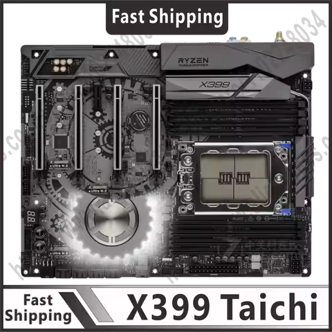 X399 motherboard X399 Taichi Socket TR4 8 × DDR4 128GB PCI-E 3.0 M.2 USB3.1 ATX supports Ryzen Threa