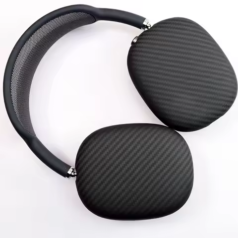 Real Carbon Fiber Earphone Case for Apple AirPods Max Protective Case Aramid Fiber Cover for Apple A