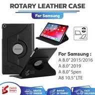 . Samsung Tab A8/Case Samsung Tab A8/Casing X205 T350 T295 P205 Rotary 360 Leather Case Cover Flip Cover Standing